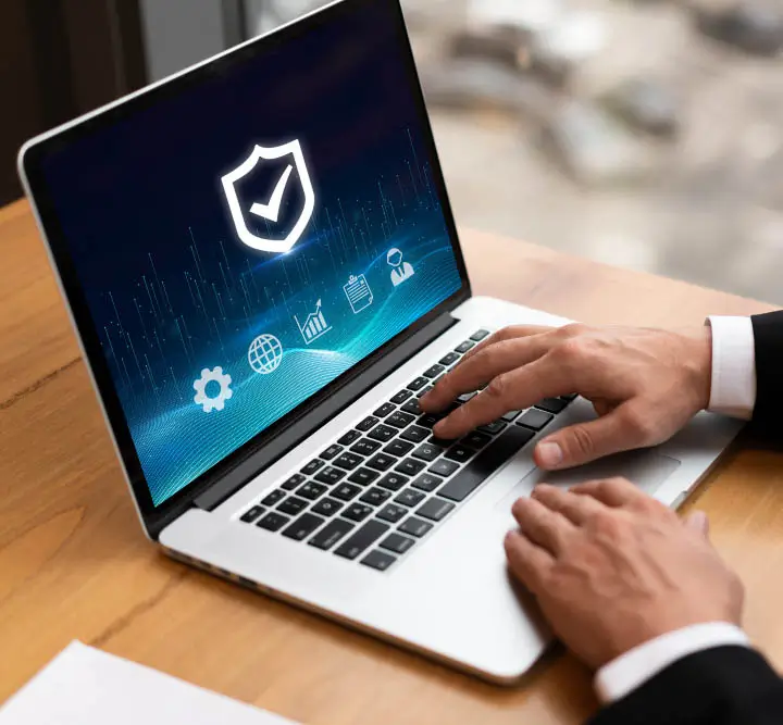 warranty check Picture on Laptop